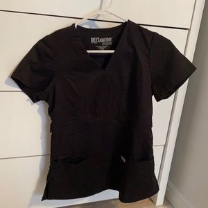 Black XS Greys Anatomy by Barco scrubs